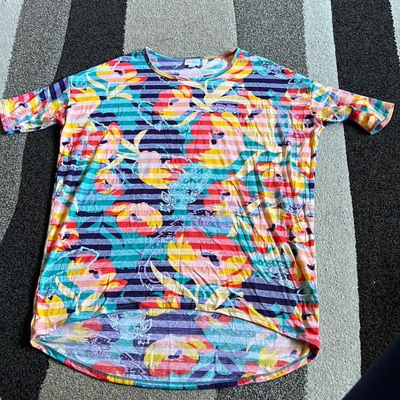LuLaRoe Irma floral print Womens S - Picture 1 of 3